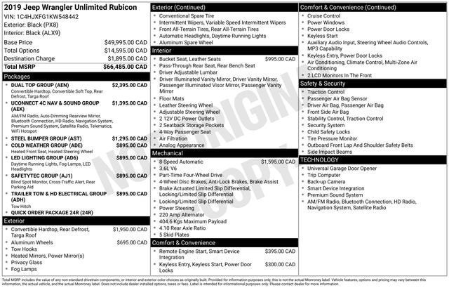 2019 Jeep Wrangler Unlimited Rubicon