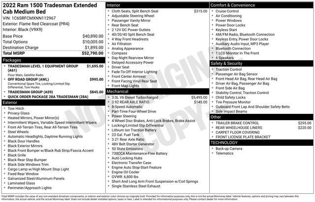 2022 RAM 1500 Tradesman