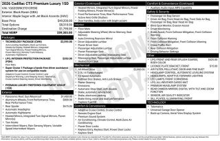 2026 Cadillac CT5 Premium Luxury