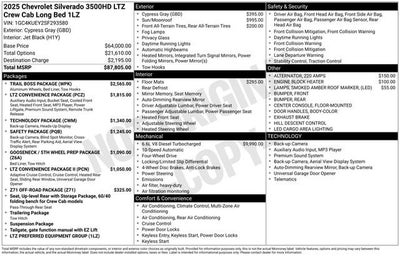 2025 Chevrolet Silverado 3500 HD LTZ