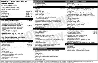 2024 GMC Canyon AT4