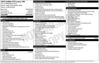 2025 Cadillac XT5 Luxury