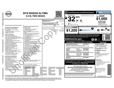 2019 Nissan Altima 2.5 SL