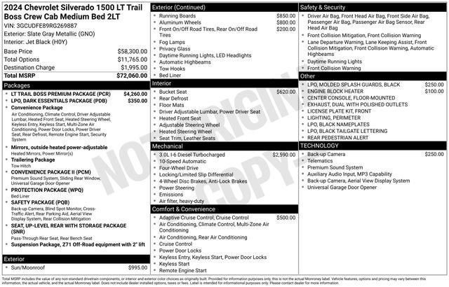 2024 Chevrolet Silverado 1500 LT Trail Boss